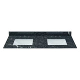 930170 61 in x 22 in DB THUNDER BLACK GRANITE VANITY TOP