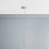 1-Light, Modern LED Three Dimensional Triangle Geometric Chandeliers, 6W, 3000K, 462LM, Dimmable