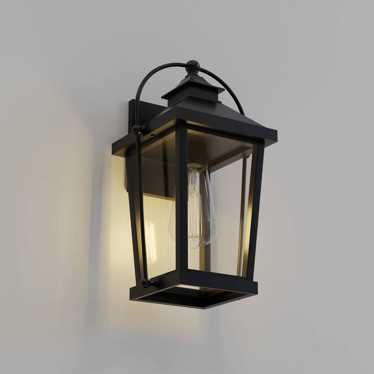 1-Light, Outdoor Wall Mount Light In Traditional Style, Outdoor Wall Sconce - 11.02"L x 10.16"W x 19.69"H