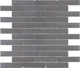 1 X 4 In Brick Stainless Steel Mosaic