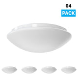 10.5 Inch Mushroom Shape LED Flush Mount Ceiling Light - 12.5 Watt, 1050 Lumens - Dimmable - Round Ceiling Light