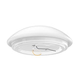 10.5 Inch Mushroom Shape LED Flush Mount Ceiling Light - 12.5 Watt, 1050 Lumens - Dimmable - Round Ceiling Light