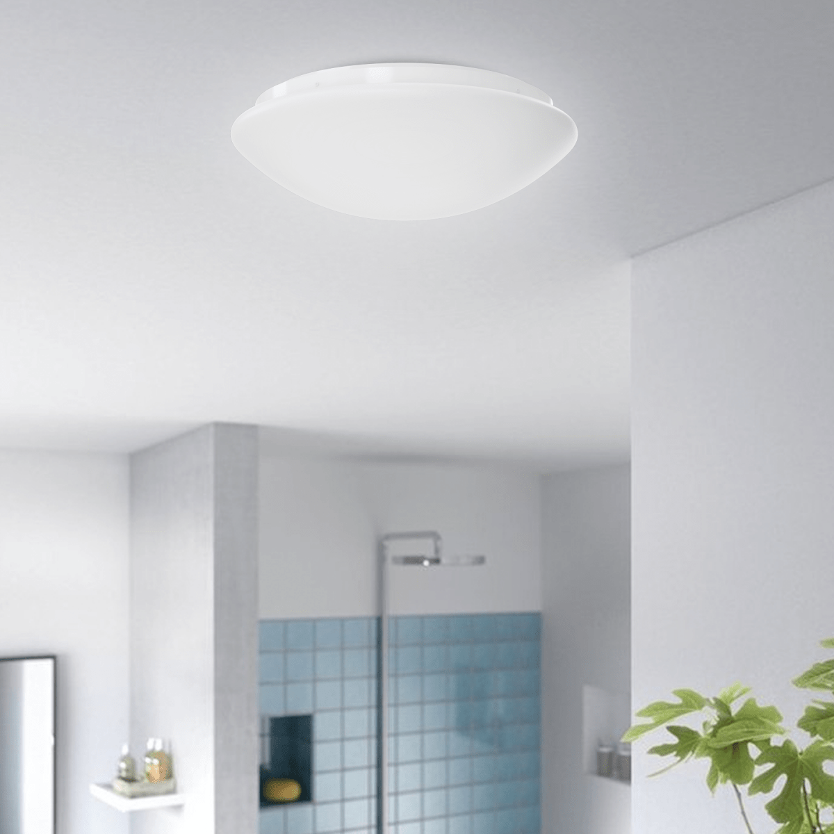 10.5 Inch Mushroom Shape LED Flush Mount Ceiling Light - 12.5 Watt, 1050 Lumens - Dimmable - Round Ceiling Light