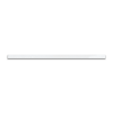 12 in. Soho Canvas White Glossy Glazed Ceramic Quarter Round Trim