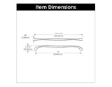 12 Inch cabinet Pull Center to Center - Hickory Hardware