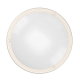 12 Inch Dimmable LED Flush Mount Ceiling Lights, Double Ring, 15W 1050LM, 3000K/4000K /5000K Changeable Ceiling Lights, Brushed Nickel Finish Ceiling Lamp For Kitchen Hallway Bedroom Laundry