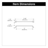 12 Inch Drawer Pulls Center to Center - Hickory Hardware