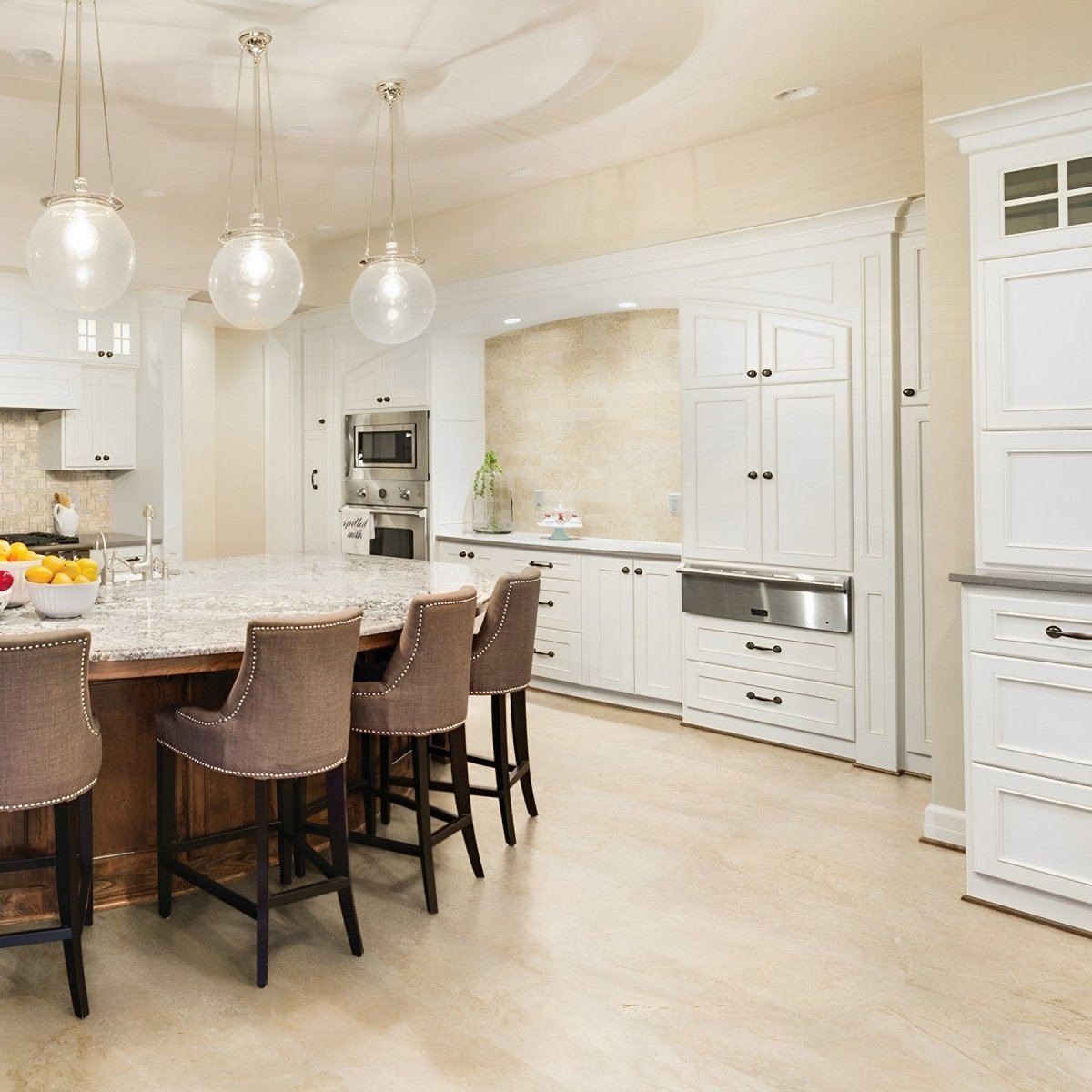 12 X 12 In Allure Crema Polished Marble
