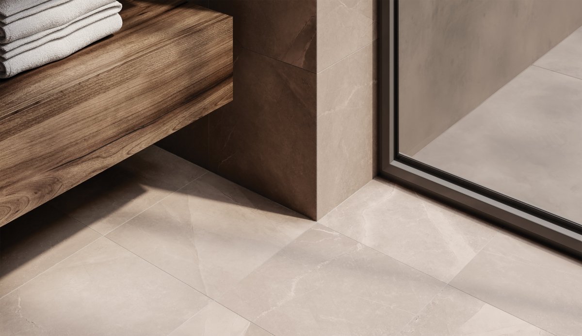 12 X 12 In Classic Pulpis Grey Matte Pressed Glazed Porcelain