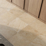 12 X 12 In Ivory Filled & Honed Travertine