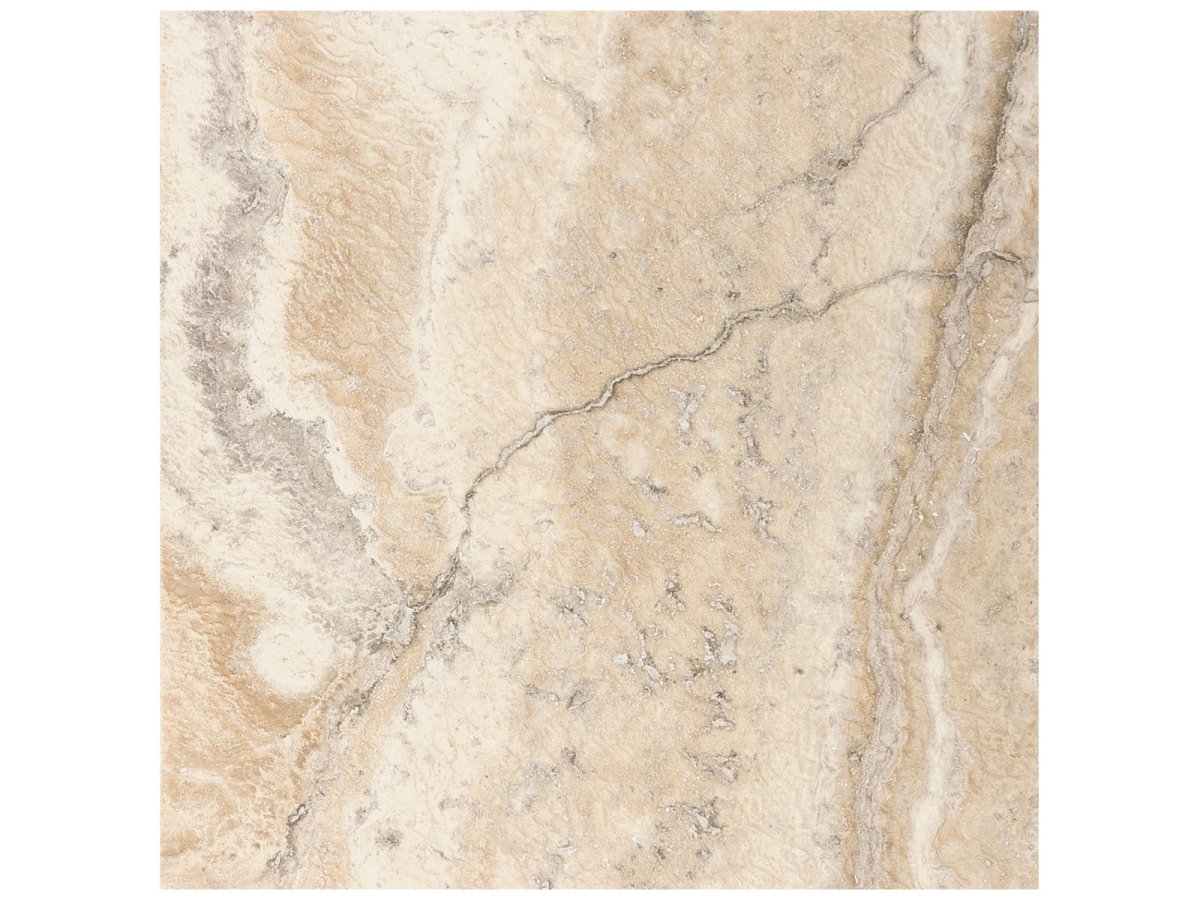 12 X 12 In Picasso Filled & Honed Travertine