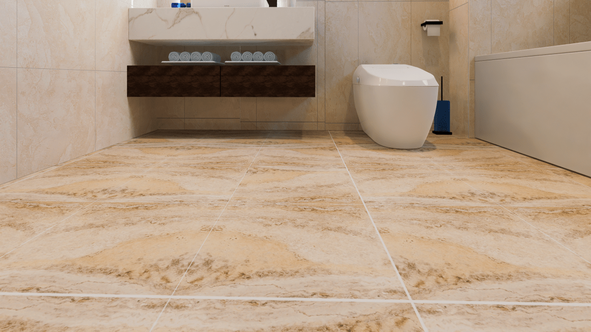 12 X 12 In Picasso Filled & Honed Travertine