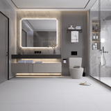 12 X 12 In Prima True White Matte Rectified Glazed Porcelain