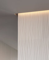 12 X 24 In Amplitude Linea White Glossy Rectified Glazed Ceramic