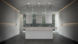 12 X 24 In Amplitude Linea White Glossy Rectified Glazed Ceramic
