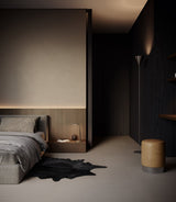 12 X 24 In Belgian Fog Linen Matte Rectified Color Body Porcelain