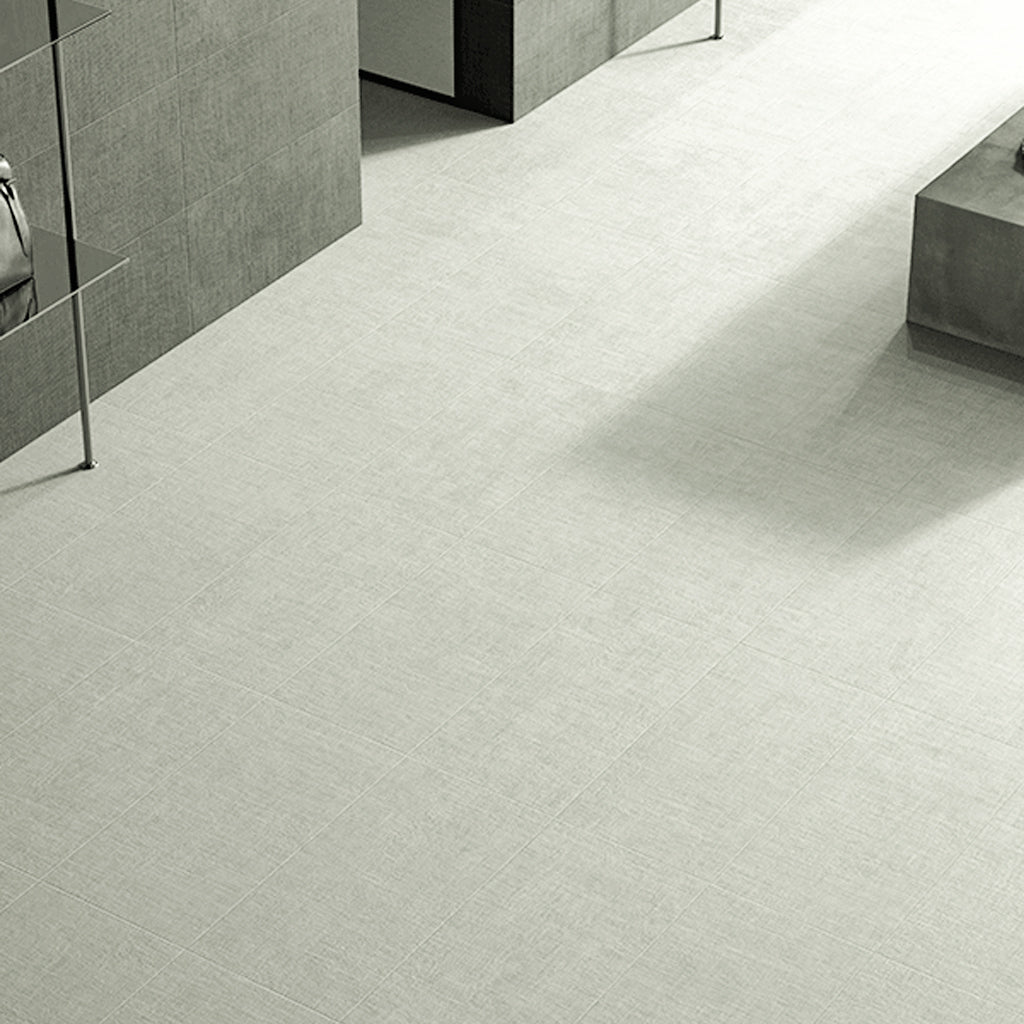 12 X 24 In Belgian Mist Linen Matte Rectified Color Body Porcelain
