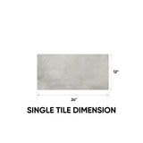 12 x 24 in. Ceraforge Lithium Matte Rectified Porcelain Tile