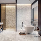 12 X 24 In Classic Carrara Matte Pressed Glazed Porcelain
