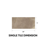 12 x 24 in Classic Pulpis Moca Matte Pressed Glazed Porcelain Tile
