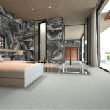 12 X 24 In Crossweave Heather Grey Matte Rectified Color Body Porcelain