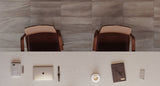 12 X 24 In Crux Ash Matte Pressed Glazed Porcelain