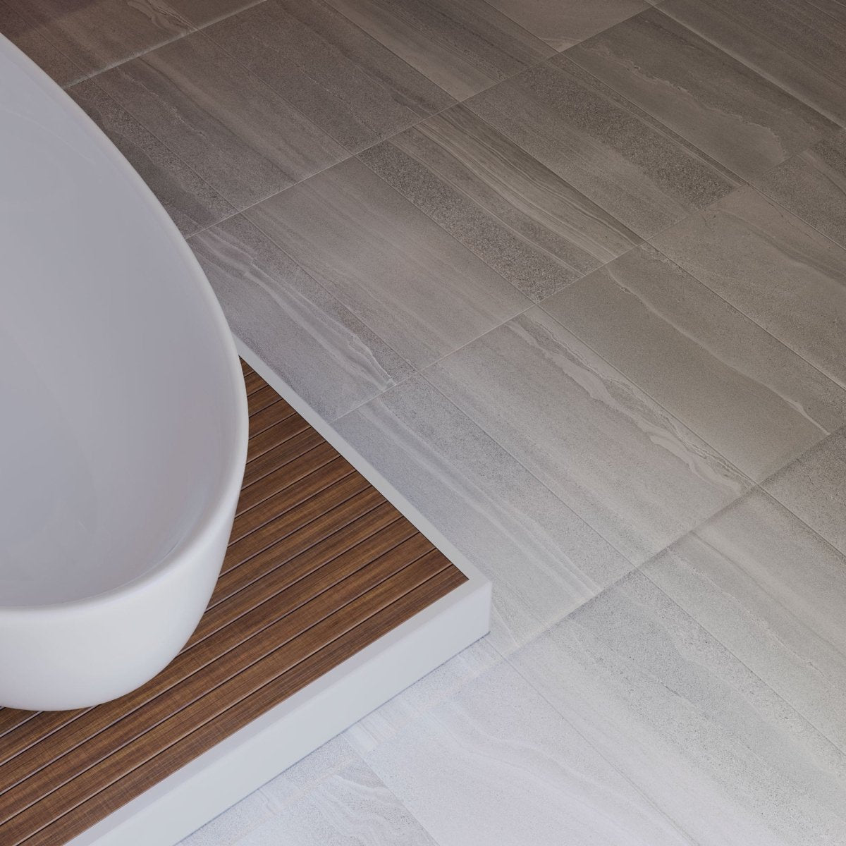 12 x 24 in Davenport Earth Matte Pressed Glazed Porcelain Tile