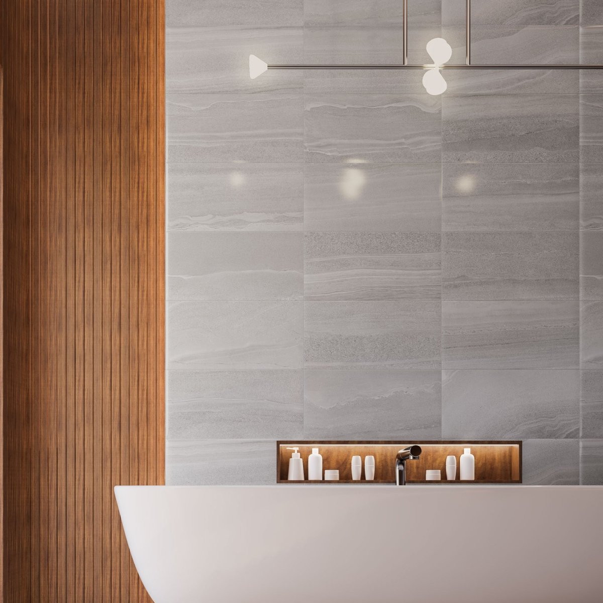 12 x 24 in Davenport Earth Matte Pressed Glazed Porcelain Tile