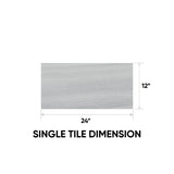 12 x 24 in. Davenport Ice Pressed Glazed Matte Porcelain Tile