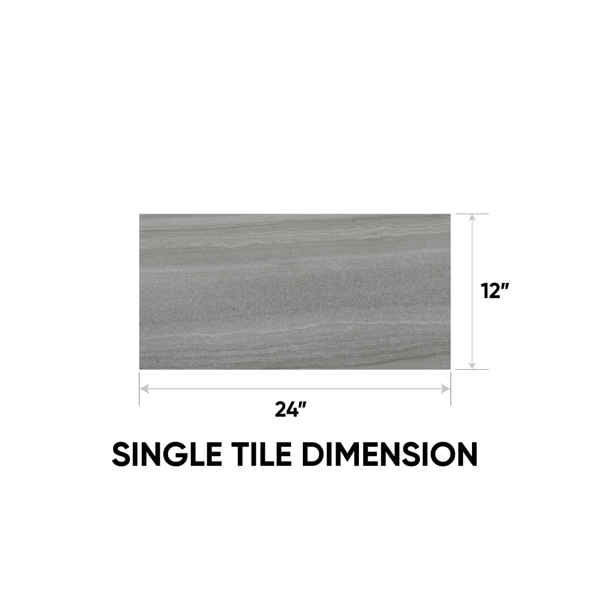 12 x 24 in. Davenport Mica Pressed Glazed Matte Porcelain Wall Tile