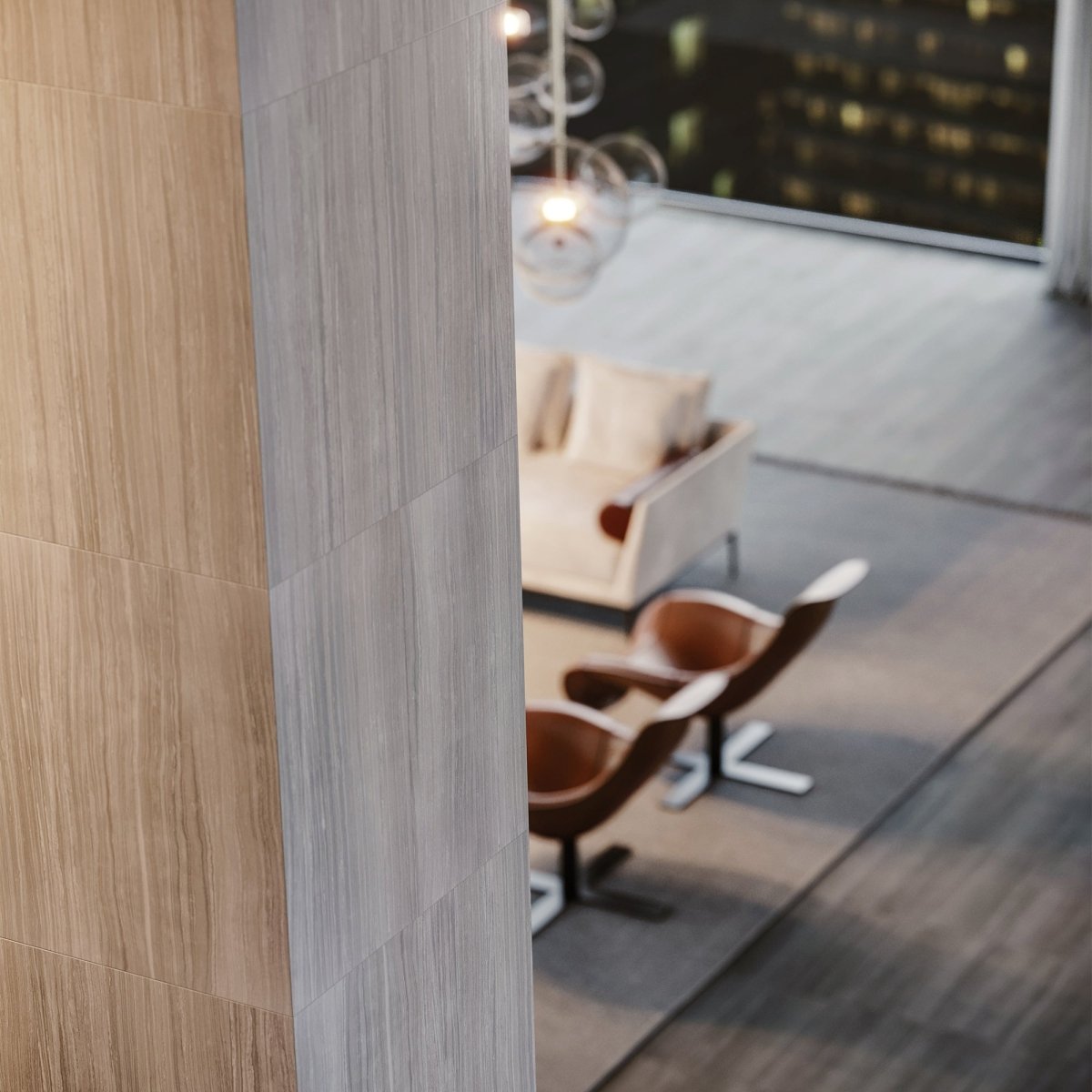 12 x 24 in Eramosa Ice Matte Pressed Glazed Porcelain Tile