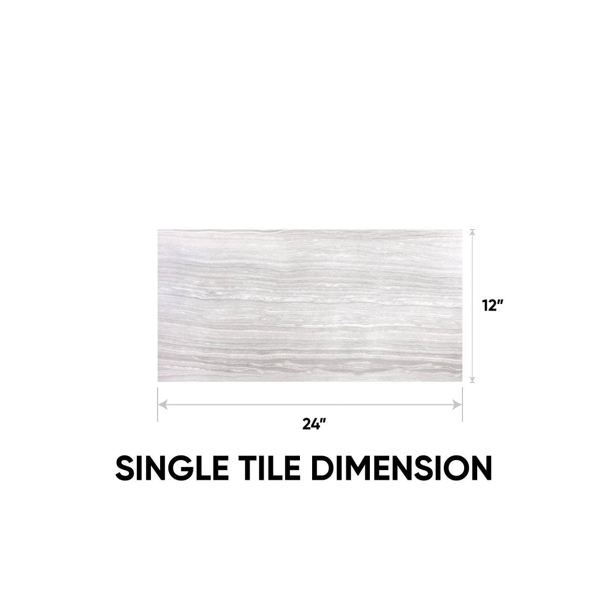 12 x 24 in. Eramosa Ice Polished Rectified Glazed Porcelain Tile
