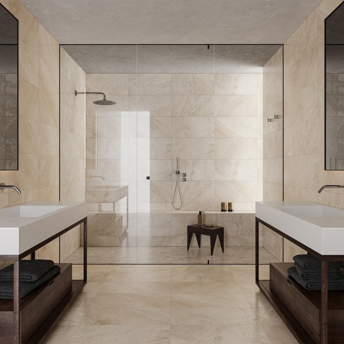12 X 24 In Impero Reale Honed Marble