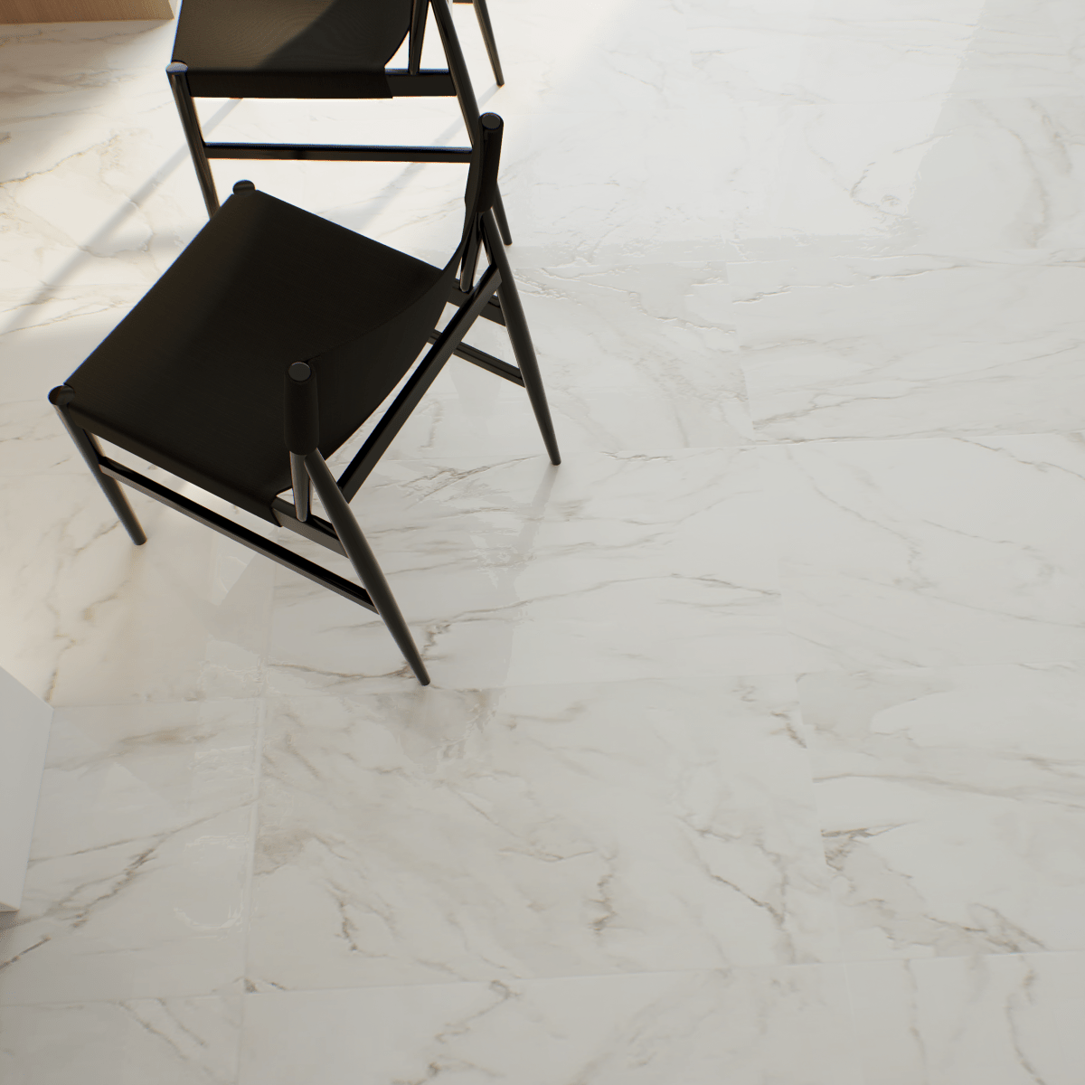 12 X 24 In La Marca Calacatta Polished Rectified Glazed Porcelain