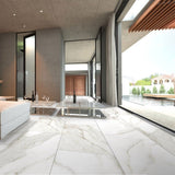 12 X 24 In La Marca Calacatta Polished Rectified Glazed Porcelain