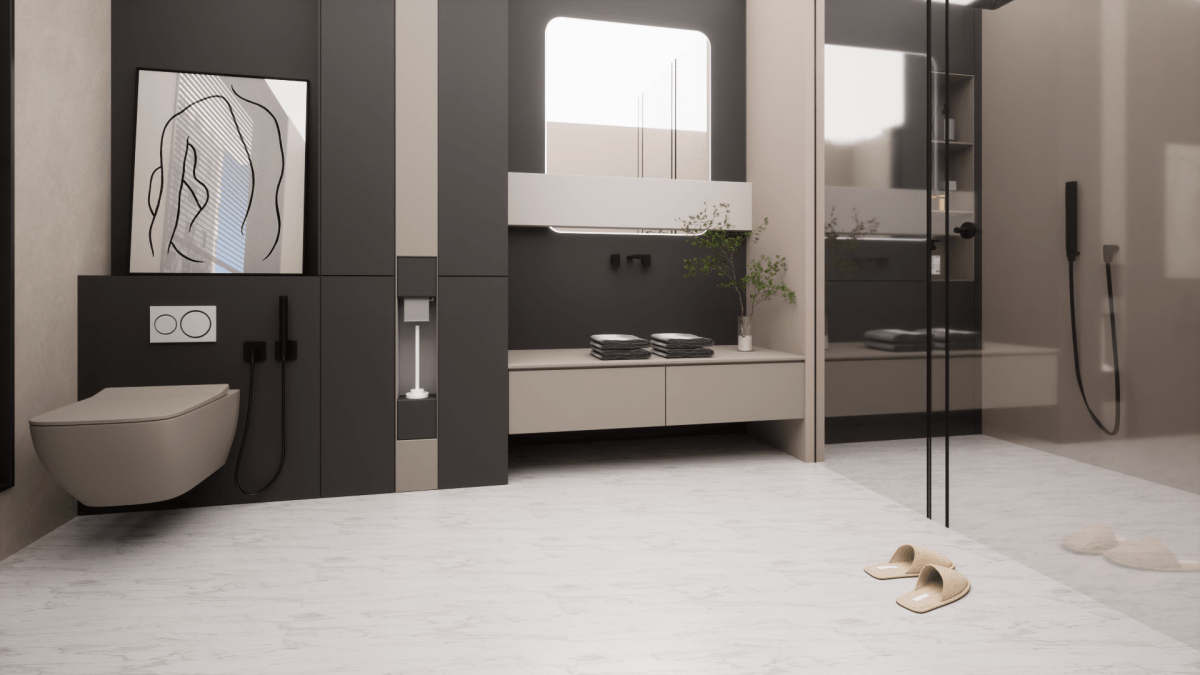 12 X 24 In La Marca Statuarietto Honed Rectified Glazed Porcelain