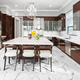 12 x 24 in. Mayfair Statuario Venato Polished Rectified Glazed Porcelain Tile