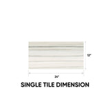 12 x 24 in. Mayfair Zebrino Matte Rectified Glazed Porcelain Tile