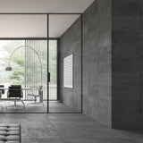 12 X 24 In Nexus Graphite Matte Pressed Glazed Porcelain