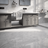 12 X 24 In Plata Carrara Polished Rectified Glazed Porcelain