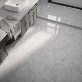 12 X 24 In Plata Carrara Polished Rectified Glazed Porcelain