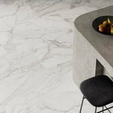 12 x 24 in. Plata Statuario Brina Matte Rectified Glazed Porcelain wall Tile