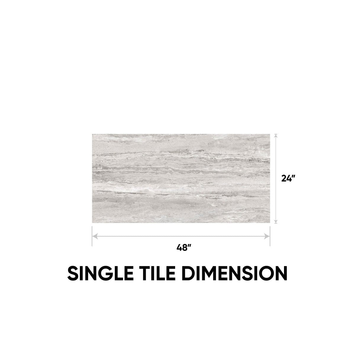 12 x 24 in. Precept Ice Matte Pressed Glazed Porcelain Tile