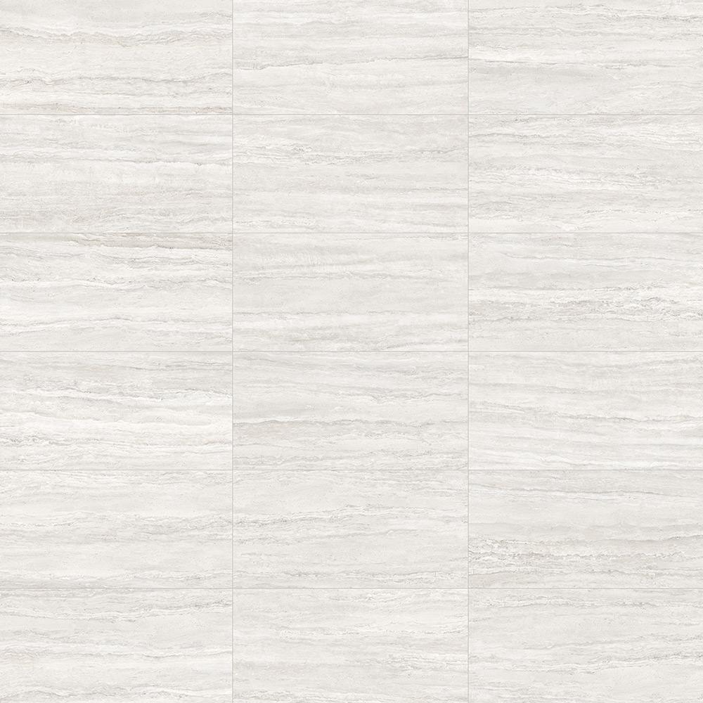 12 x 24 in. Precept Ivory Matte Pressed Glazed Porcelain Tile