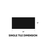 12 x 24 in Prima Charcoal Matte Rectified Unglazed Porcelain Tile