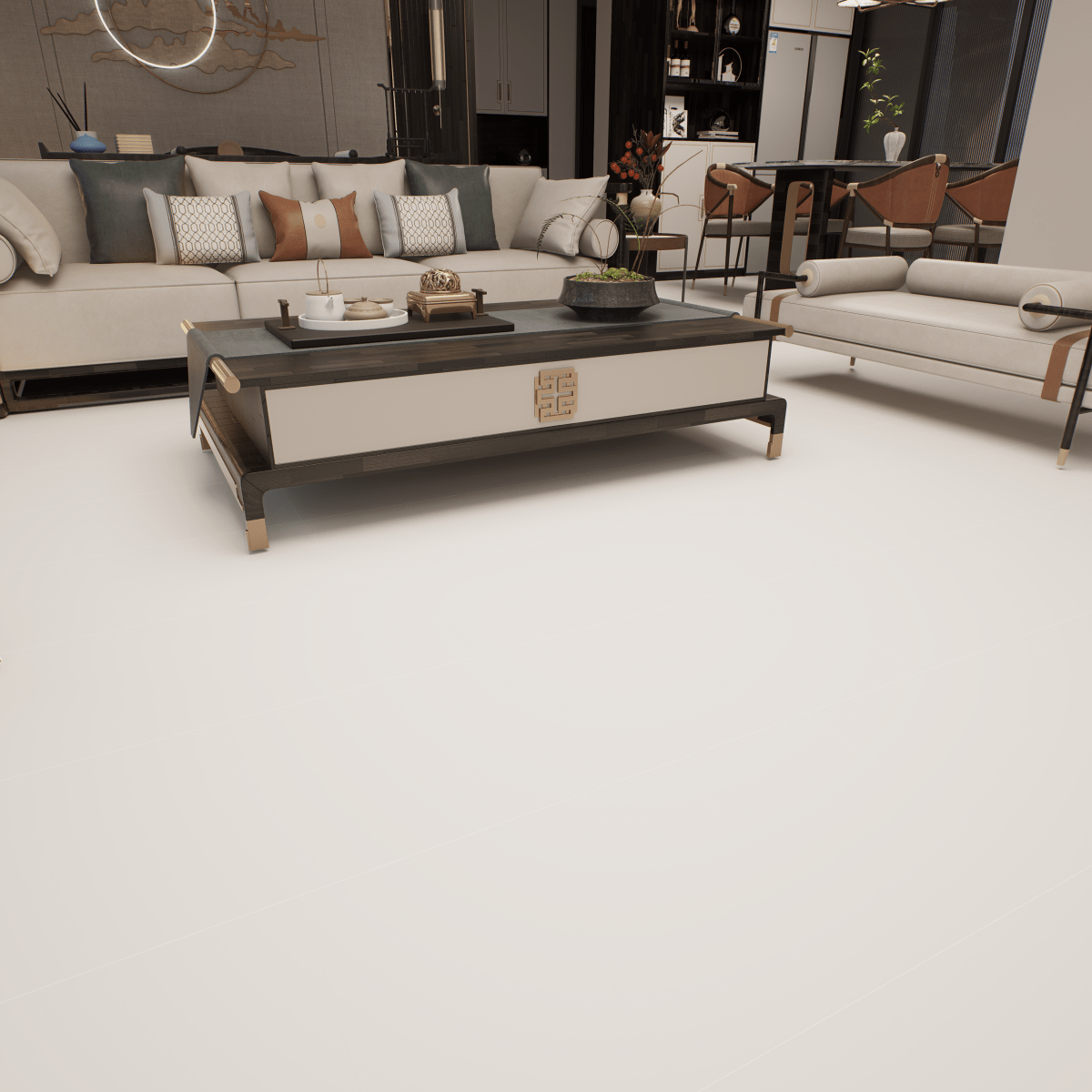 12 x 24 in Prima True White Matte Rectified Glazed Porcelain Tile
