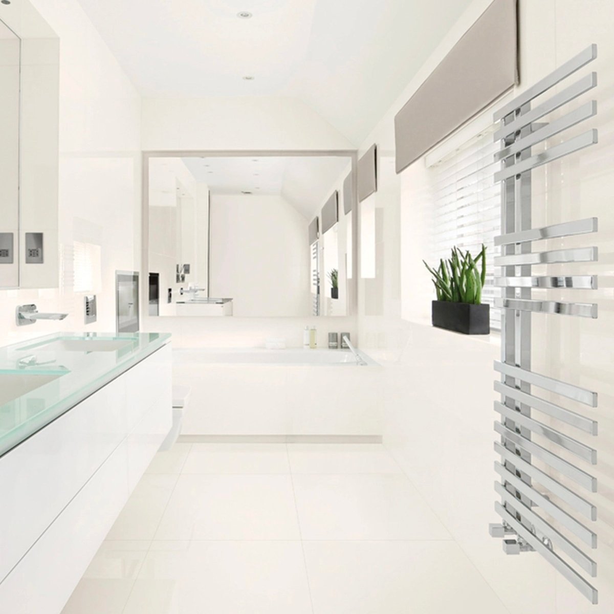12 x 24 in Prima Warm White Polished Rectified Unglazed Porcelain Tile