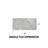 12 x 24 in. Regency Mica Matte Pressed Glazed Porcelain Tile