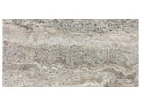 12 X 24 In Silver Ash Filled & Honed Veincut Travertine