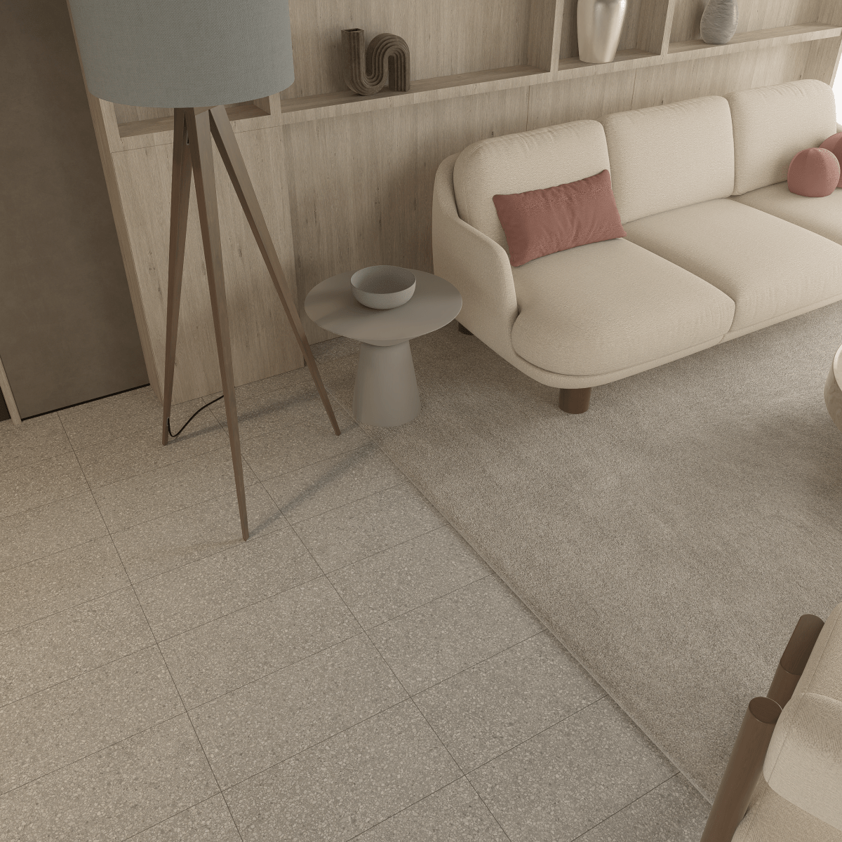 12 x 24 in Station Ash Matte Rectified Color Body Porcelain Tile